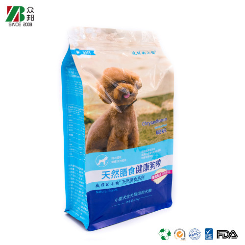 ZB Packaging Chinese Plastic Bag Manufacturer OEM ODM Zipper Bag Factory Moistureproof Pet Dog Food Packaging Bag