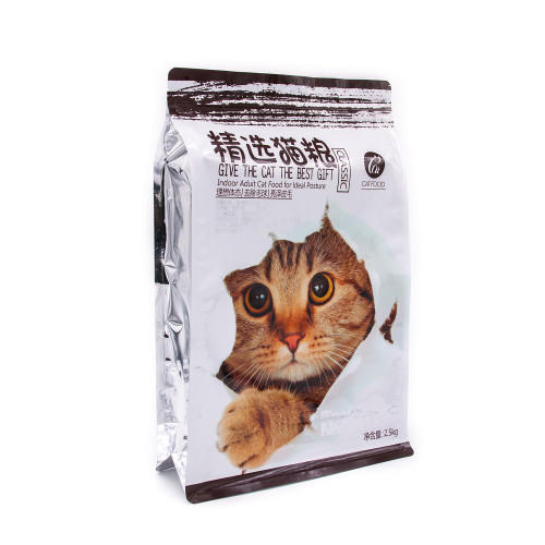ZB Packaging Chinese Plastic Bag Manufacturer OEM ODM Zipper Bag Factory Moistureproof Pet Cat Litter Packaging Bag