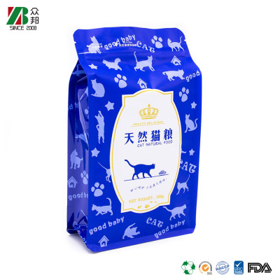 ZB Packaging Chinese Plastic Bag Manufacturer OEM ODM Zipper Bag Factory Moistureproof Pet Cat Litter Packaging Bag