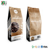 Custom Logo Printed Side Gusset Coffee Packaging Bags For Ground Coffee With Valve