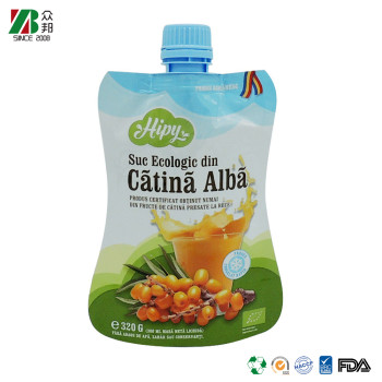 Wholesale China Factory High Quality Drinking Pouch Printing Beverage Zipper Bags Food Grade Fruit Juice Drinking Plastic Packaging Bag