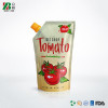 Food Grade Custom Printing Tomato Sauce Packaging Spout Pouch