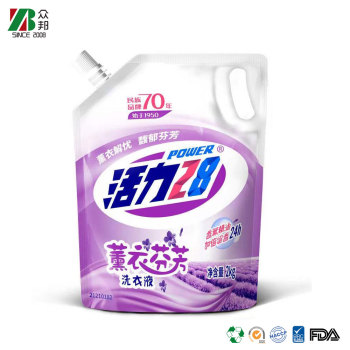 Detergent Packaging And Liquid Soap Packaging Stand up Pouch Doypack