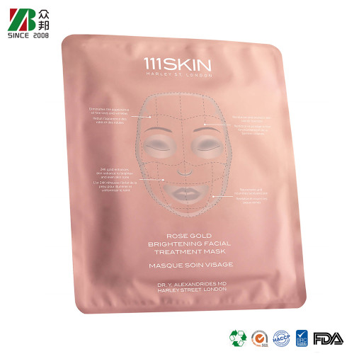 Aluminum Foil Packaging Bag Cosmetic Facial Mask Packaging