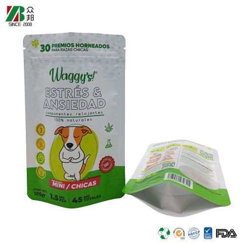ZB Packaging Chinese Plastic Bag Manufacturer OEM ODM Zipper Bag Factory Moistureproof Pet Cat Food Packaging Bag