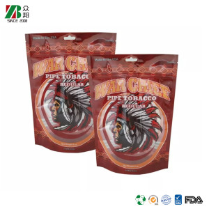 Mylar Packaging Bags Customized Tobacco Leaf Pouch Aluminum Foil Bag