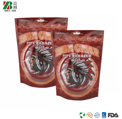 Mylar Packaging Bags Customized Tobacco Leaf Pouch Aluminum Foil Bag