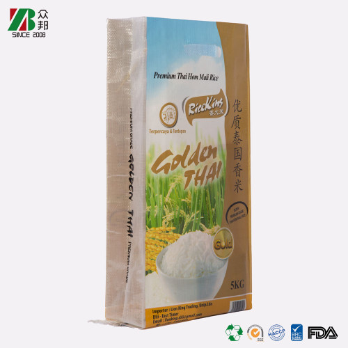 Wholesales Agriculture Custom BOPP laminated recycled 25kg PP Woven Bag for Packing Rice