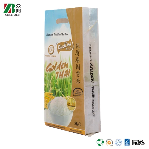 Wholesales Agriculture Custom BOPP laminated recycled 25kg PP Woven Bag for Packing Rice