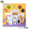 Laminated Material Food Pouch Matte Translucent Flat Peanuts Dates Melon Seeds Cereal Spices Plastic Semi Aluminized Zip-Lock Bags