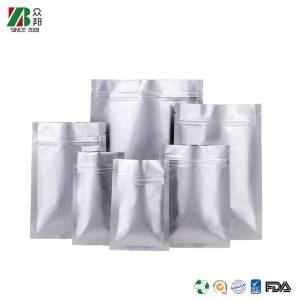 Manufacturer Wholesale Aluminum Foil Dry Food Cake Chips Biscuit Heat Seal Mylar Packaging Bag with Zipper