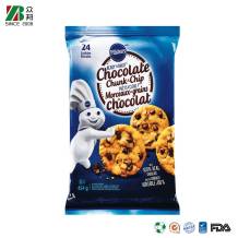 Hot Seal Free Samples Back Seal Food Grade Recyclable Biscuit Candy Cookies Cracker Pillow Plastic Packaging Bags
