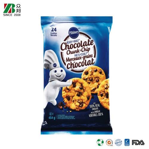 Colorful Printing Resealable OPP Aluminum Foil Mylar Cheese Cookie Snack Food Mylar Foil Packaging Bag