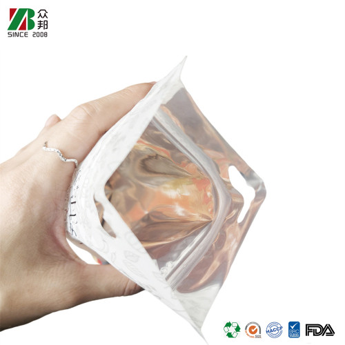 Wholesale Chicken Essence Seasoning Powder Stand up Cooked Food Retort Packaging Ziplock Bag with Clear Window