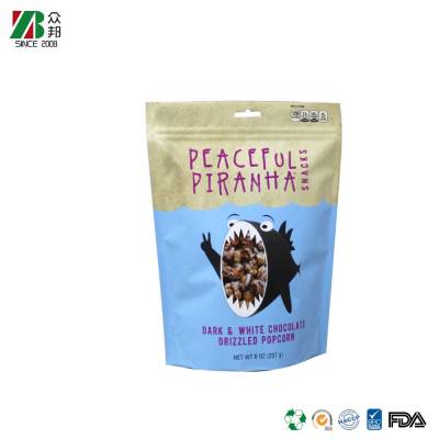 Food Grade Direct Factory Chocolates Chewy Candy Energy Bar Pouch Food Snack Packaging Mylar Ziplock Bag