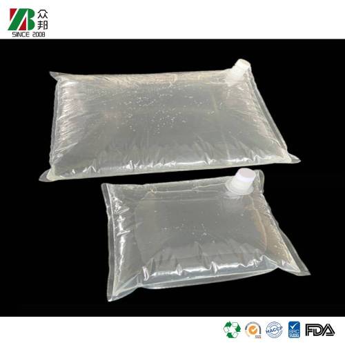Transparent Bib 3l/5l/10l/20l mineral water cream juice packaging bag with oil valve