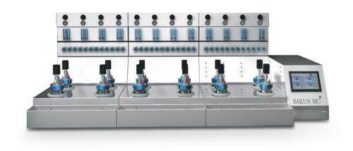 Multiple glass bioreactor(off-site sterilization)