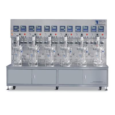 Multiple glass bioreactor(off-site sterilization) bacterial fermenter
