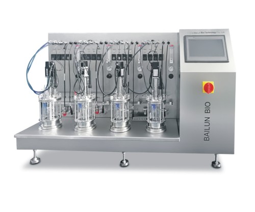 Quadruple glass bioreactor(off-site sterilization)