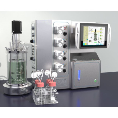 Lab Fermentation Bioreactor algae Bioreactor mini Bioreactor stainless fermenter