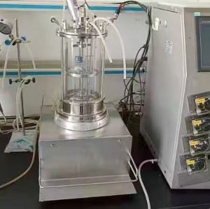 Lab Fermenter Manufacturers with Glass Fluidized Bed Bioreactor Process 10L with Simple Structure and Low Failure Rate