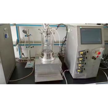Lab Fermenter Manufacturers with Glass Fluidized Bed Bioreactor Process 10L with Simple Structure and Low Failure Rate