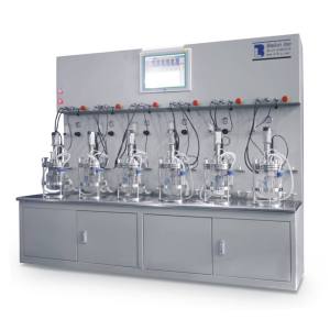 5L Quintuple glass bioreactor bio fermentation tank benchtop fermentor perfusion bioreactor