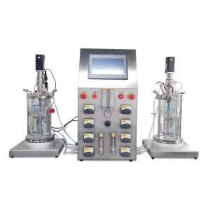 Lab glass bioreactor fermenter lab scale bioreactor small 7 gallon fermenter