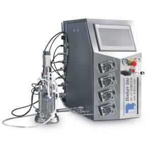 High quality wholesale glass fermenter fermentor bioreactor with remote control and mass flow meter