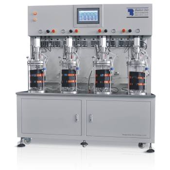 Mini bioreactor system Microbial Fermenters glass pressure vessel single-walled bioreactor