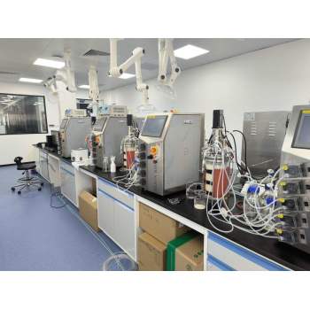 Mini bioreactor system Microbial Fermenters glass pressure vessel single-walled bioreactor