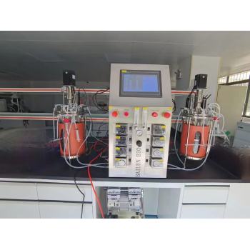 On sale glass fermenter lab scale fermentor model with mechanical drive