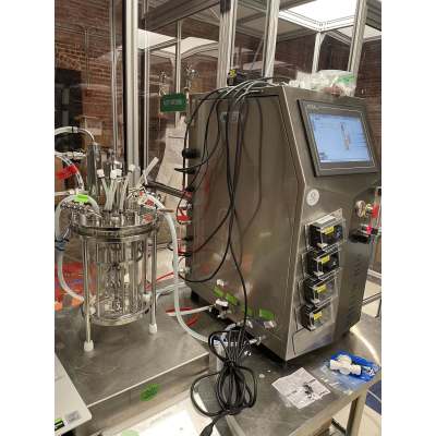 Single wall all glass fermentation tank membrane bioreactor type is simple and convenient