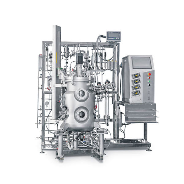 Imagens controladas por temperatura do fermentador do biorreator modelo industrial BLBIO-SCUC de células de mamíferos