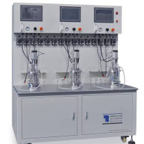 small glass bioreactor fermenter Multi-connected bioreactor control to produce large