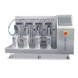 benchtop bioreactor for lab small glass bioreactor Fermentador reactor chemical reactor