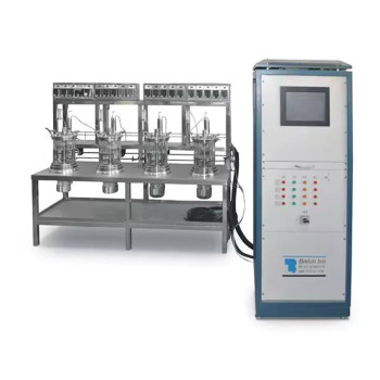 Fermentador de vidrio glass reactor chemical stirred tank reactor unitank fermenter