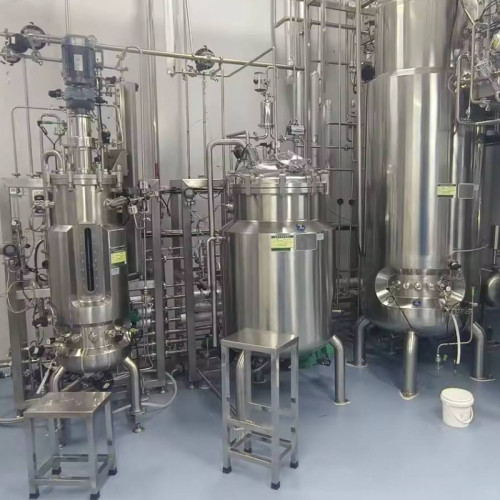 Biorreator de fermentação de laboratório para bactérias em escala piloto em fermentador de biotecnologia