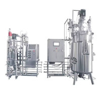 Stainless Steel For Microorganism Cultivation Bioreactor 2 gallon glass fermenter
