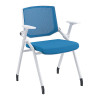 Customizable Training conference chairs office meeting room folding training stackable chair with casters
