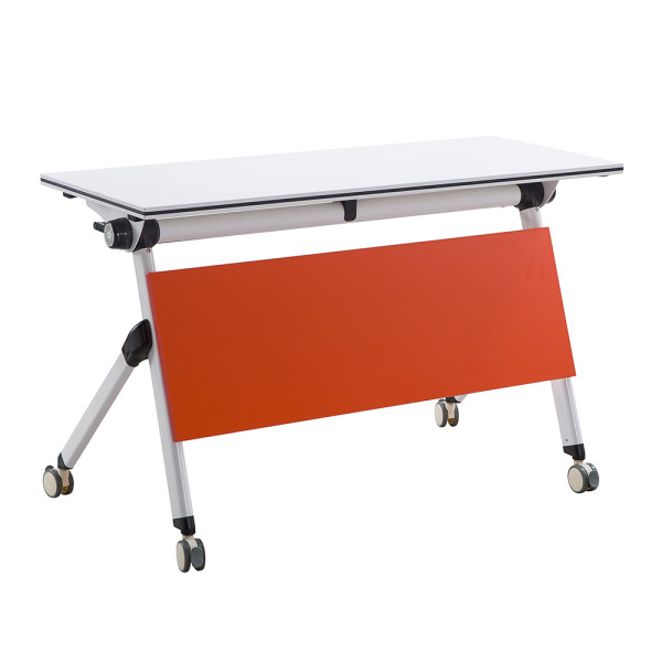 Customizable office furniture training room tables foldable conference meeting room training desk with wheels