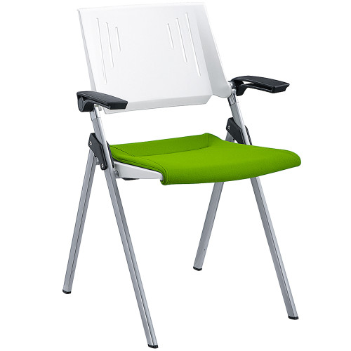 Wholesale Stackable training and conference chairs with armrests for office meeting school library