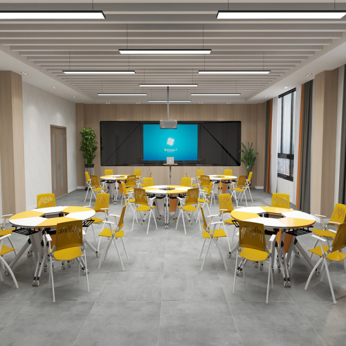 Chaise de formation de conférence d'approvisionnement direct d'usine en gros pour salle de réunion et salle de classe intelligente avec pliage