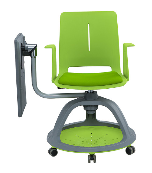 Wholesale Plastic school node chair with foldable writing board training smart classroom chair for student