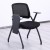 Wholesale Office mesh foldable training black chair with writing pad tablet arm chair guest nesting stacking for conference meeting waiting room