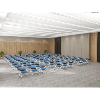 Wholesale Folding Training chair factory direct supply for classroom conference and training room with folding board pad Personalised colours