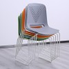 Wholesale Student plastic training chair factory direct supply for school classroom and training room with breathable back