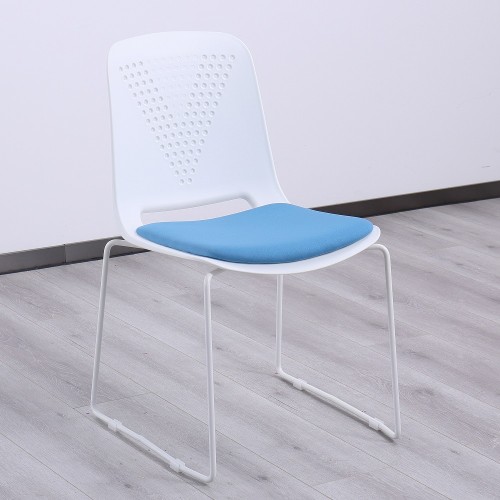 Wholesale Student plastic training chair factory direct supply for school classroom and training room with breathable back