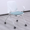 Customizable Plastic seat and iron feet comfortable training chair school chair meeting room chair for conference or school classroom