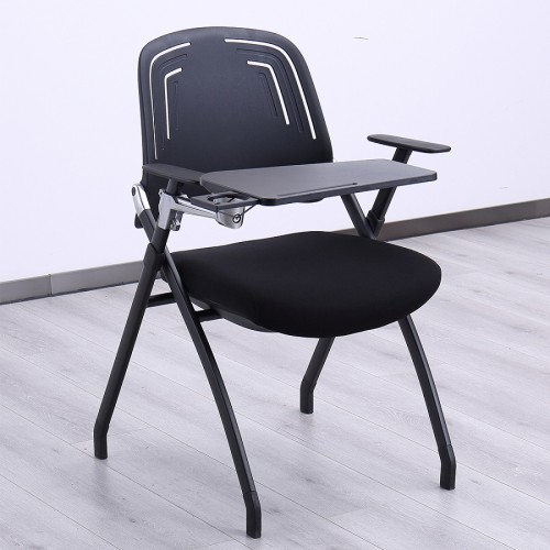 كرسي تدريب قابل للطي للبيع بالجملة من المصنع مباشرة لعقد المؤتمرات في الفصول الدراسية وغرفة التدريب مع لوحة لوحة قابلة للطي